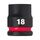 Ударная головка Milwaukee 18 MM ½˝ IMPACT SOCKET STD - 4932480312, Модель: 18 MM ½˝ IMPACT SOCKET STD, внеший вид