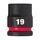 Ударная головка Milwaukee 19 MM ½˝ IMPACT SOCKET STD - 4932480313, Модель: 19 MM ½˝ IMPACT SOCKET STD, внеший вид