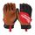 Перчатки с кожаными вставками Milwaukee Hybrid Leather 8/M - 4932471912, Модель: Hybrid Leather 8/M, Цвет: Черный, красный, коричневый, внеший вид