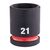 Ударная головка Milwaukee 21 MM ½˝ IMPACT SOCKET STD - 4932480315, Модель: 21 MM ½˝ IMPACT SOCKET STD, внеший вид