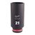 Ударная головка Milwaukee 21 MM ⅜˝ IMPACT SOCKET DEEP удлиненная - 4932480295, Модель: 21 MM ⅜˝ IMPACT SOCKET DEEP, фото Ударная головка Milwaukee 21 MM ⅜˝ IMPACT SOCKET DEEP удлиненная - 4932480295, Модель: 21 MM ⅜˝ IMPACT SOCKET DEEP, внеший вид