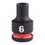 Ударная головка Milwaukee 6 MM ⅜˝ IMPACT SOCKET STD - 4932480263, Модель: 6 MM ⅜˝ IMPACT SOCKET STD, внеший вид