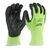 Перчатки рабочие Milwaukee HI-VIS CUT A GLOVES 10／XL - 4932479919, Модель: HI-VIS CUT A GLOVES 10／XL, Цвет: Черный, салатовый, внеший вид
