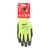 Перчатки рабочие Milwaukee HI-VIS CUT A GLOVES 11／XXL - 4932479920, Модель: HI-VIS CUT A GLOVES 11／XXL, Цвет: Черный, салатовый, внеший вид, изображение 2