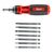 Универсальная отвертка с трещоткой Milwaukee 10 IN 1 RATCHET MULTI-BIT SCREWDRIVER-UNIVERSAL - 48222311, Модель: 10 IN 1 RATCHET MULTI-BIT SCREWDRIVER-UNIVERSAL, Длина (мм): 152, внеший вид