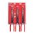 Длинногубцы Milwaukee HOSE GRIP PLIERS SET 3 PC с круглым захватом - 4932492503, Модель: HOSE GRIP PLIERS SET 3 PC, Длина (мм): 324, внеший вид, изображение 2