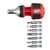 Универсальная короткая отвертка с трещоткой Milwaukee 8 IN 1 COMPACT RATCETING MULTI-BIT SCREWDRIVER - 4932471868, Тип отвертки: Набор, Модель: 8 IN 1 COMPACT RATCETING MULTI-BIT SCREWDRIVER, внеший вид, изображение 2