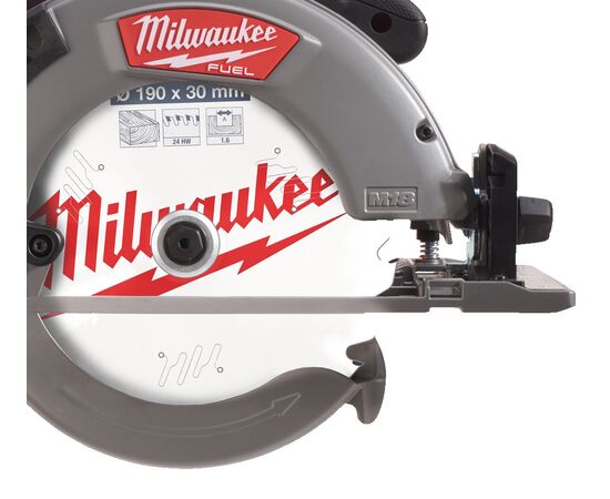 Аккумуляторная циркулярная пила по дереву и пластику Milwaukee M18 FCSG66-121C - 4933471195, фото , изображение 6