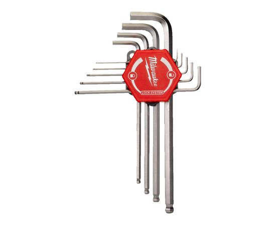Шестигранные ключи Milwaukee Hex Key 9pc Set - 4932478621, Вариант модели: Hex Key 9pc Set, фото , изображение 2