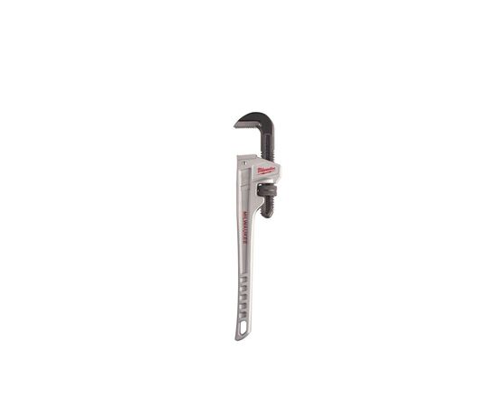 Алюминиевый разводной трубный ключ Milwaukee ALUMINIUM PIPE WRENCH 450 MM - 48227218, Вариант модели: ALUMINIUM PIPE WRENCH 450 MM, фото 