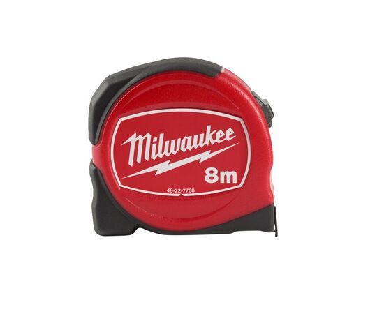 Рулетка Milwaukee SLIMLINE 8m - 48227708, Модель: SLIMLINE 8m, фото 