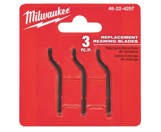 Наконечники для гратоснимателя Milwaukee REAMING BLADES 3 PCS - 48224257, фото 