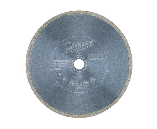 Алмазный диск Milwaukee DHTi 230 - 4932399555, Диаметр диска (мм): 230, Посадочный диаметр (мм): 22,23, Модель: DHTi 230, фото 