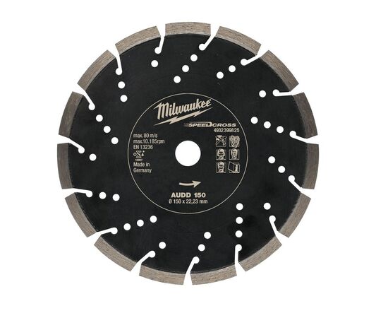 Алмазный диск Milwaukee Speedcross AUDD 150 - 4932399825, фото 