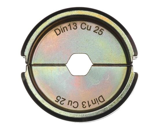 Сменная матрица для опрессовки медных кабельных наконечников и коннекторов Milwaukee DIN13 CU 25 - 4932459466, фото 