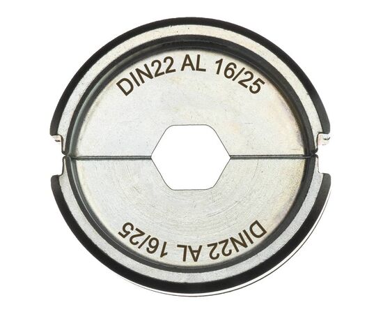 Сменная матрица для опрессовки алюминиевых кабельных наконечников и коннекторов Milwaukee DIN22 AL 16-25 - 4932451771, фото 