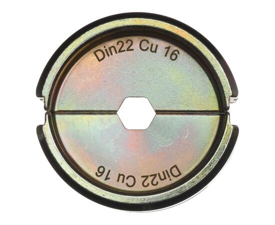 Сменная матрица для опрессовки медных кабельных наконечников и коннекторов Milwaukee DIN22 CU 16 - 4932451744, фото 