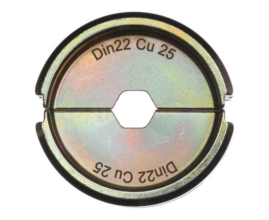 Сменная матрица для опрессовки медных кабельных наконечников и коннекторов Milwaukee DIN22 CU 25 - 4932451745, фото 