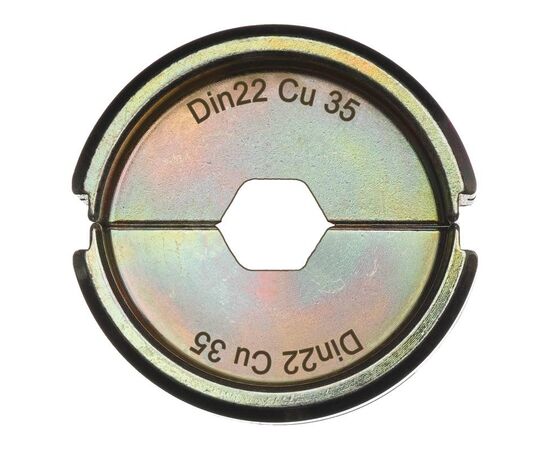 Сменная матрица для опрессовки медных кабельных наконечников и коннекторов Milwaukee DIN22 CU 35 - 4932451746, фото 