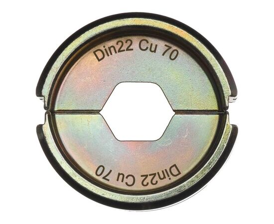 Сменная матрица для опрессовки медных кабельных наконечников и коннекторов Milwaukee DIN22 CU 70 - 4932451748, фото 