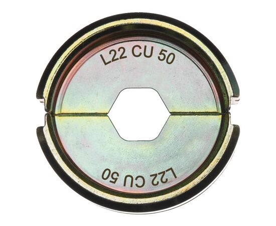 Сменная матрица для опрессовки медных кабельных наконечников и коннекторов Milwaukee L22 CU 50 - 4932464490, фото 