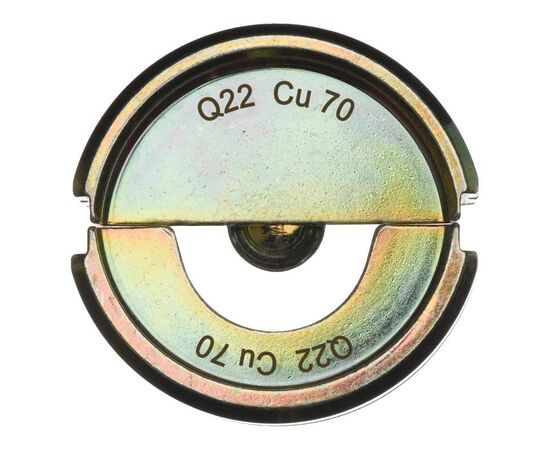 Сменная матрица для опрессовки алюминиевых кабельных наконечников и коннекторов Milwaukee Q22 CU 70 - 4932451770, фото 