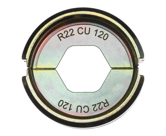 Сменная матрица для опрессовки медных кабельных наконечников и коннекторов Milwaukee R22 CU 120 - 4932451761, фото 