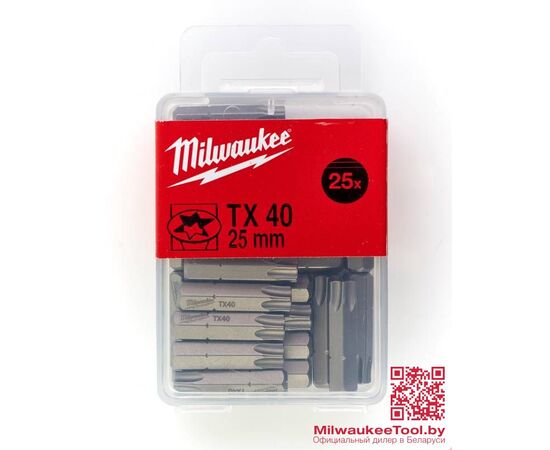 Бита Milwaukee TX 40 X 25 MM 25 PCS - 4932399600, фото 