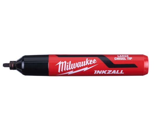 Маркер для стройплощадки Milwaukee INKZALL™ black chisel tip marker L 3pc - 4932471554, фото , изображение 2