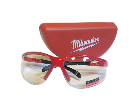 Демонстрационные очки открытые MILWAUKEE прозрачная линза - 4932352997, фото 