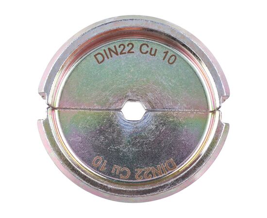 Сменная матрица для опрессовки медных кабельных наконечников и коннекторов Milwaukee DIN22 CU 10 - 4932464862, фото 