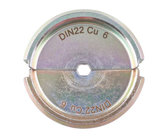 Сменная матрица для опрессовки медных кабельных наконечников и коннекторов Milwaukee DIN22 CU 6 - 4932464861, фото 
