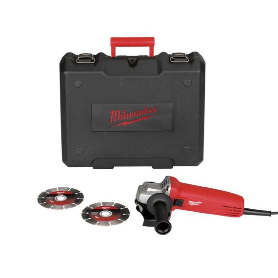 Углошлифовальная машина Milwaukee AG 1000-125 EK D-SET - 4933459055, внеший вид