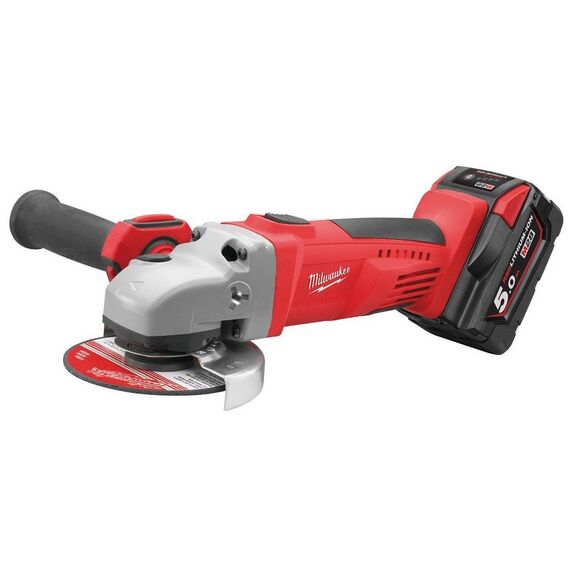Аккумуляторная углошлифовальная машина Milwaukee HD28 AG115-502X - 4933448540, Модель: HD28 AG115-502X, внеший вид