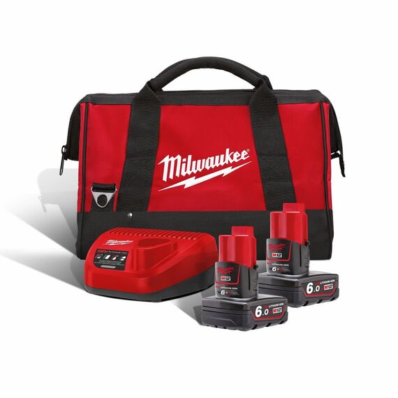 Энергокомплект Milwaukee M12 NRG-602B - 4933451564, Модель: M12 NRG-602B, внеший вид