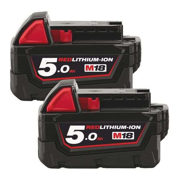 Комплект аккумуляторов Milwaukee M18 B52 2PCS - 4932451242, Модель: M18 B52 2PCS, внеший вид