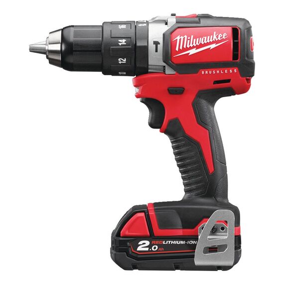 Аккумуляторная ударная дрель-шуруповерт Milwaukee M18 BLPD-202C - 4933448447, Модель: M18 BLPD-202C, внеший вид