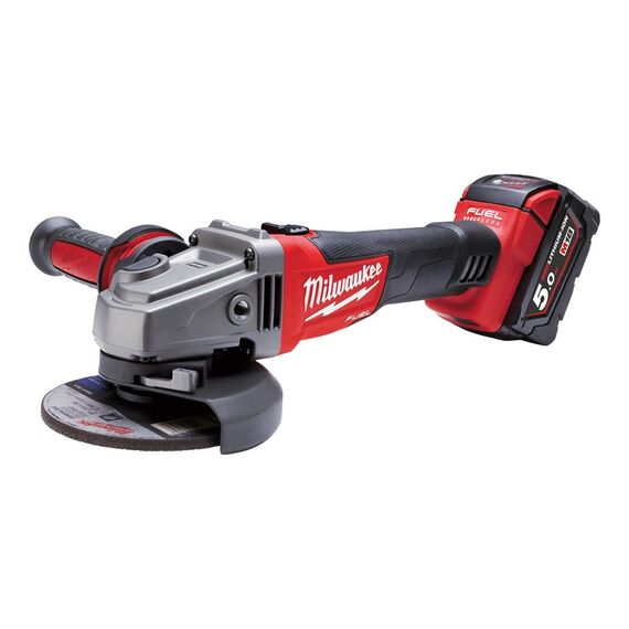 Аккумуляторная углошлифовальная машина Milwaukee M18 CAG115X-502C - 4933448098, внеший вид