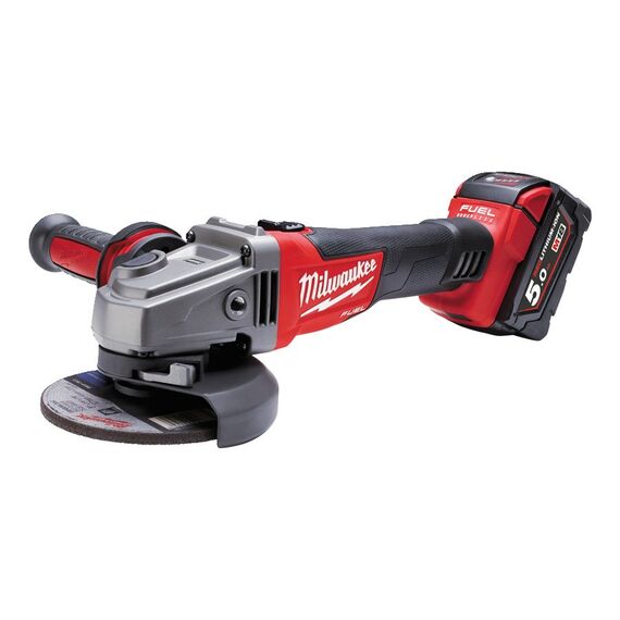 Аккумуляторная углошлифовальная машина Milwaukee M18 CAG115X-502X - 4933448861, Модель: M18 CAG115X-502X, внеший вид