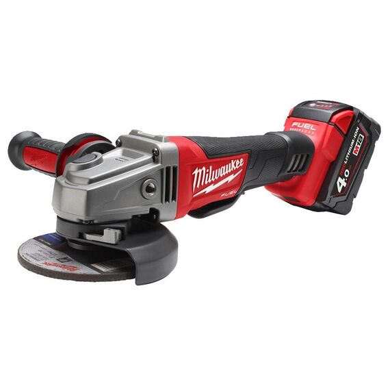 Аккумуляторная углошлифовальная машина Milwaukee M18 CAG125XPD-402C - 4933447615, внеший вид