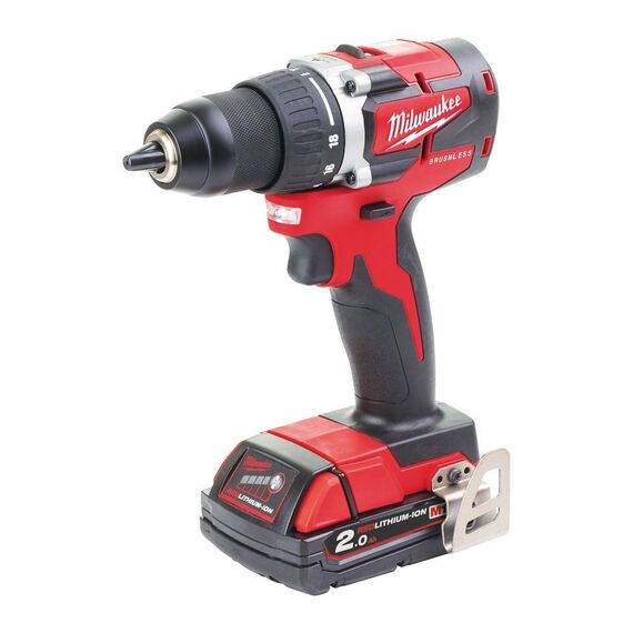 Аккумуляторная дрель-шуруповерт Milwaukee M18 CBLDD-202C - 4933464317, Модель: M18 CBLDD-202C, внеший вид
