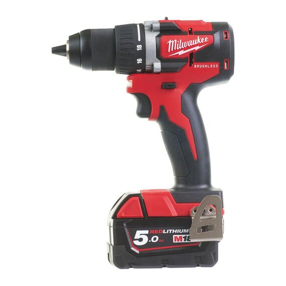 Аккумуляторная дрель-шуруповерт Milwaukee M18 CBLDD-502C - 4933464556, внеший вид
