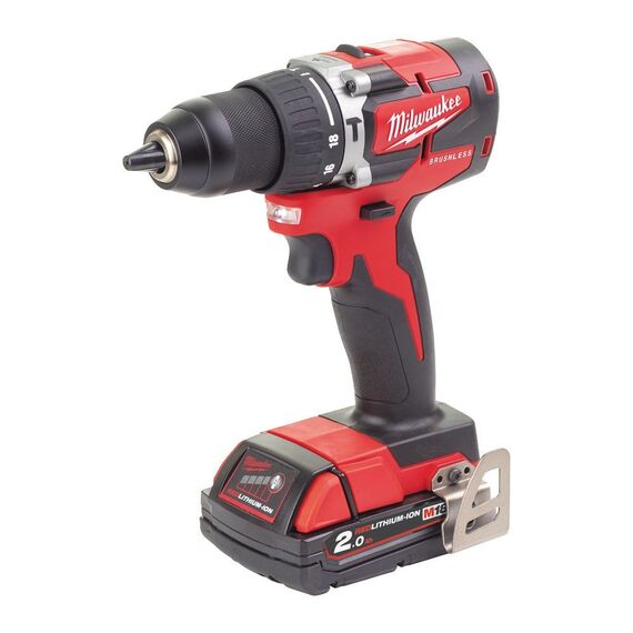 Аккумуляторная ударная дрель-шуруповерт Milwaukee M18 CBLPD-202C - 4933464321, внеший вид