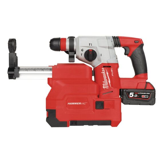 Аккумуляторный перфоратор Milwaukee M18 CHXDE-502C с системой пылеудаления - 4933448185, Модель: M18 CHXDE-502C, внеший вид