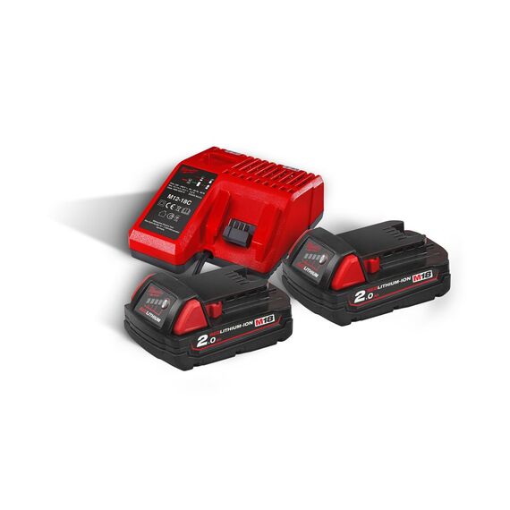 Энергокомплект Milwaukee M18 NRG-202 - 4933459213, Модель: M18 NRG-202, внеший вид