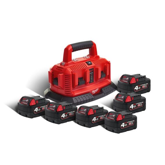 Энергокомплект Milwaukee M18 NRG-406 - 4933459051, Модель: M18 NRG-406, внеший вид