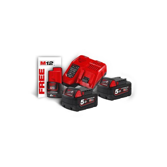 Энергокомплект Milwaukee M18 NRG-502 - 4933459217, Модель: M18 NRG-502, внеший вид