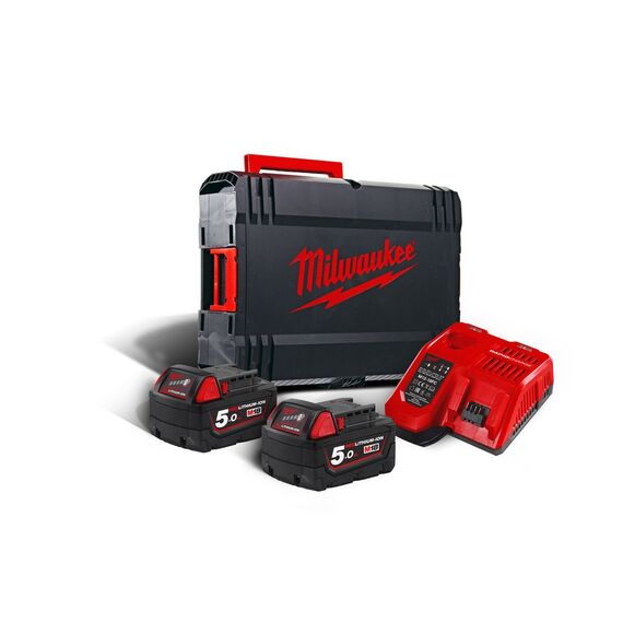 Энергокомплект Milwaukee M18 NRG-502X - 4933459765, внеший вид