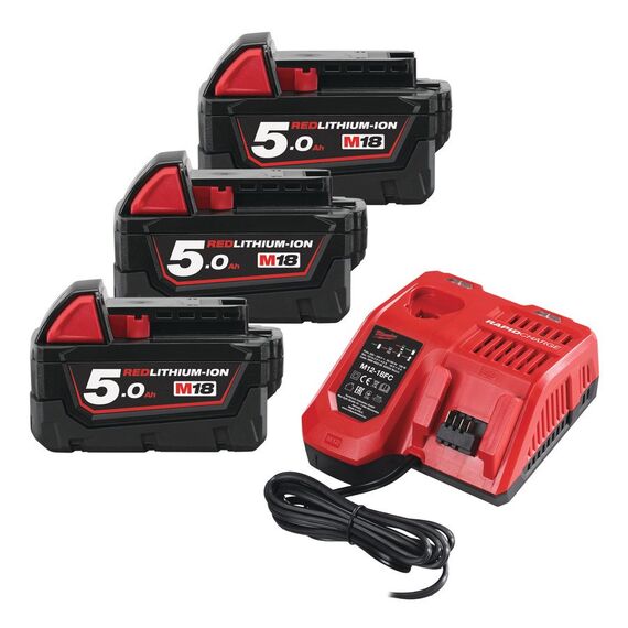 Энергокомплект Milwaukee M18 NRG-503 - 4933451423, Модель: M18 NRG-503, внеший вид