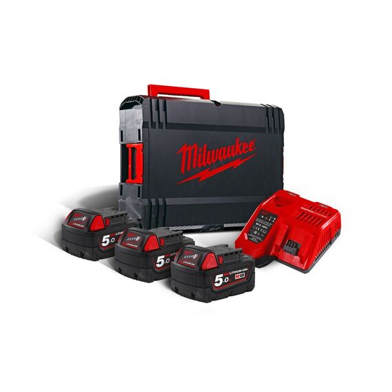 Энергокомплект Milwaukee M18 NRG-503X - 4933459223, Модель: M18 NRG-503X, внеший вид